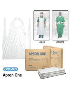 APRON PLASTIK DISPOSABLE ONEMED
