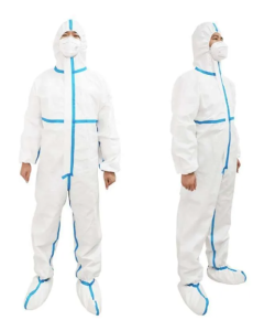 BAJU HAZMAT LIST BIRU