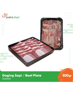 Santori Daging Sapi / Slice Beef Shabu / Beef Plate 500 gr