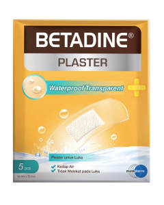 BETADINE PLASTER WATERPROOF TRANSPARENT