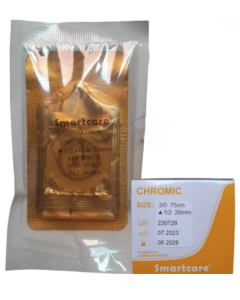 CATGUT CHROMIC 3/0 SMARTCARE + JARUM