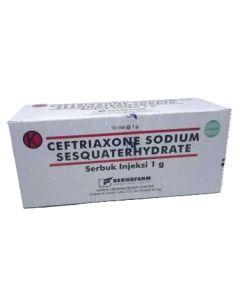 CEFTRIAXONE 1GR INJ @10