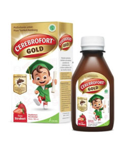 CEREBROFORT GOLD STRAWBERRY 100ML