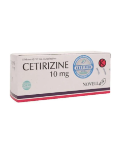 CETIRIZINE 10mg NOVEL