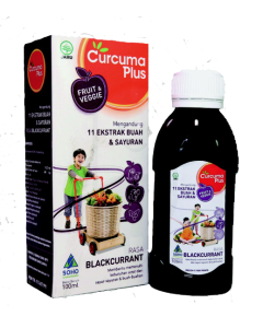 Curcuma Plus Fruit & Veggie Rasa Blackcurrant