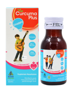 CURCUMA PLUS SHARPY JERUK & STRAW 60ml