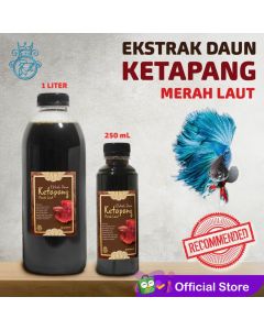 Ekstrak Daun Ketapang Merah Laut Asli Perawatan Ikan Cupang / Cair - 250ml