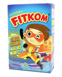 FITKOM GUMMY MULTIVITAMIN BIRU @STRIP