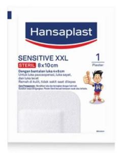 HANSAPLAST SENSITIVE STERIL XXL 8X10CM