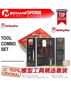 HOBBY MIO Tool Combo Set - Nipper Opener Pinset Pencutter Amplas Mat