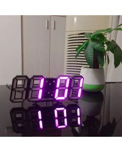 JAM DINDING DIGITAL LED/JAM MEJA-ALARM-SUHU/JAM 3D BESAR MODERN
