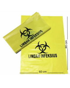 KANTONG PLASTIK 80 X 60 BIOHAZARD 50