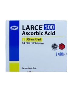 LARCE VIT C INJ 500mg