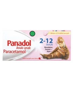 PANADOL CHEWABLE ANAK TABLET
