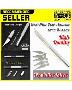 Pen Cutter Silver / Hobby Knife / Art Knife