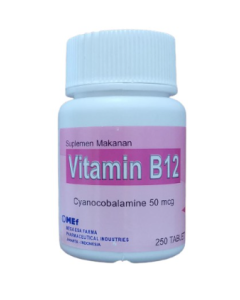 VITAMIN B12 50MCG MEF @250