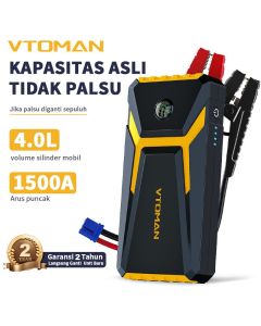 Vtoman V6 Jump Starter Aki Mobil Motor Power Bank 10000mah Jumper Aki
